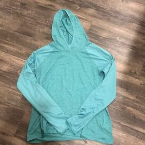 The North Face hooded lightweight shirt